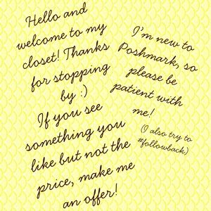 Check out my closet! Updating more ASAP!